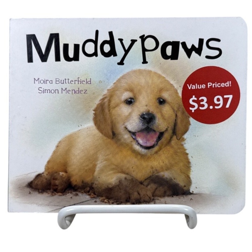 Muddy Paws Board Book Puppy Toddler Kids Story Book‎